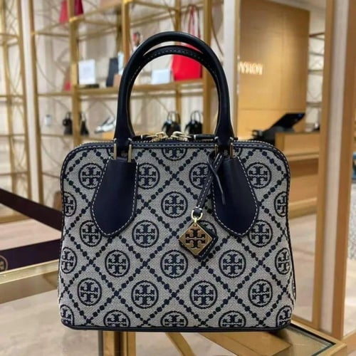 Tory Burch Mini T Monogram Jacquard Swing Bag