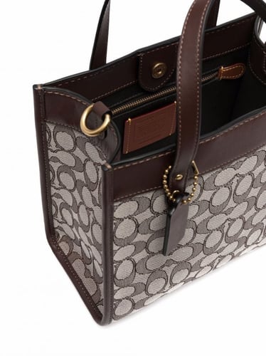 Coach Field Tote 22 In Signature Jacquard