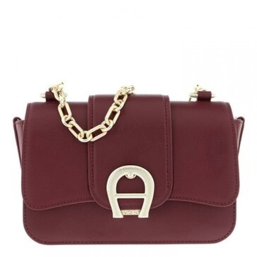 Aigner Verona Burgundy Sm Bag