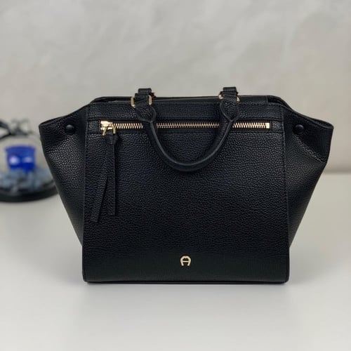 Aigner Pia black satchel