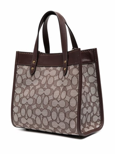 Coach Field Tote 22 In Signature Jacquard