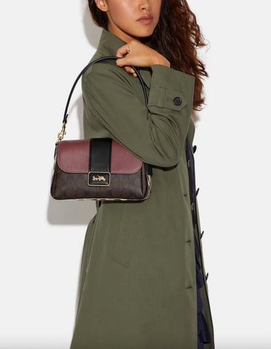 Coach Grace Shoulder Bag In Signature Canvas