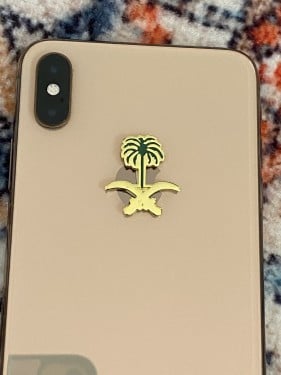 ستيكر معدني سيفين ونخله