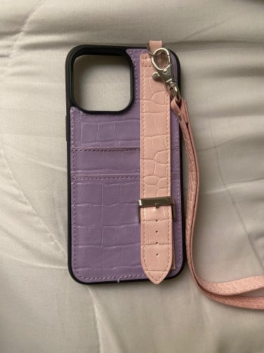 كڤر بنفسجي حامل بطاقات