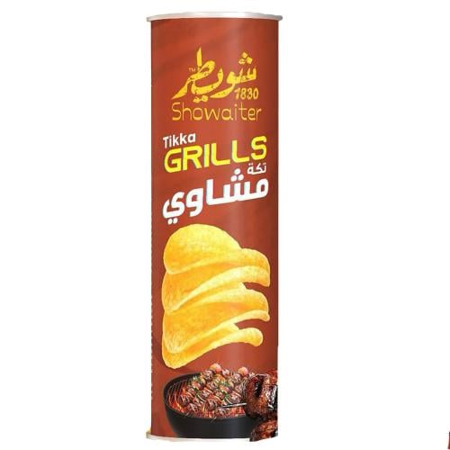 شيبس شويطر بطعم التكة