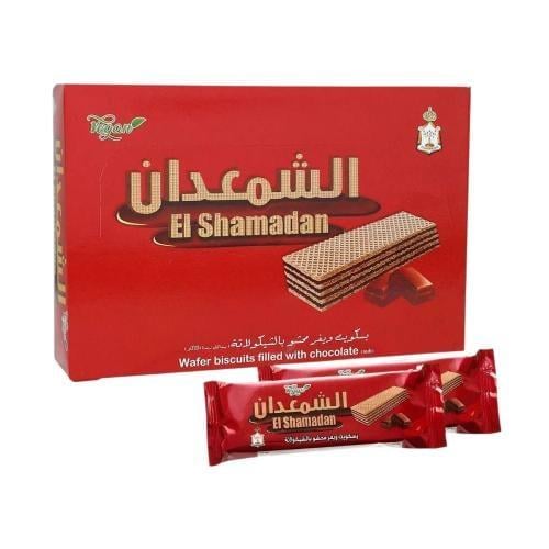 بسكويت ويفر الشمعدان محشو شوكولاتة 6 قطعة 195 جم