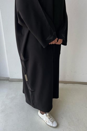 القماش كريب ملكي +طرحه