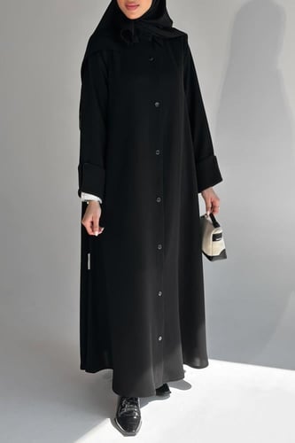 القماش كريب ملكي +طرحة