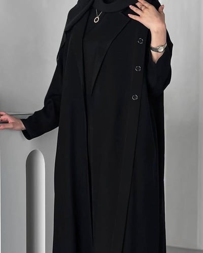 القماش كريب كوبا +طرحة