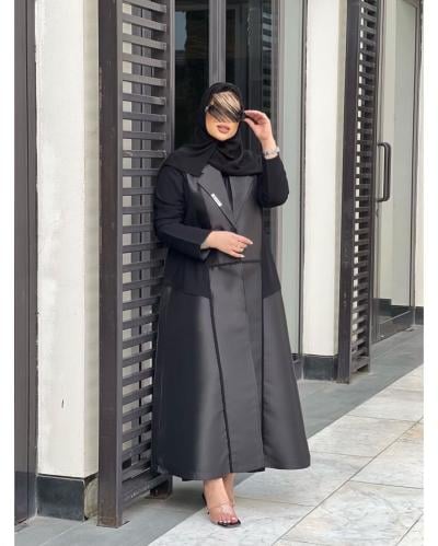 القماش تفته واقفه+ وكريب ملكي +طرحة