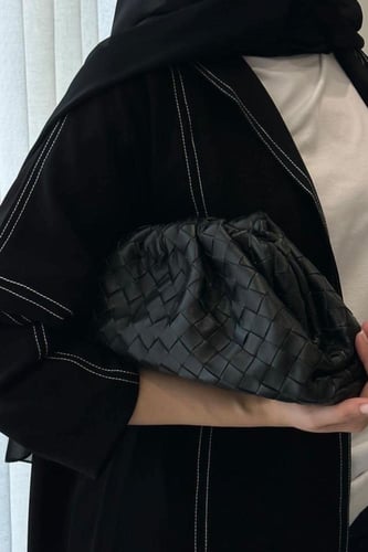 القماش كريب ملكي +طرحه