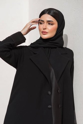 القماش كريب كوبا + تفته + طرحة