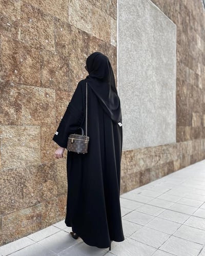 القماش كريب كوبا +طرحة