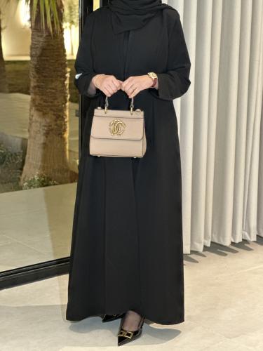 القماش كريب ملكي +طرحة