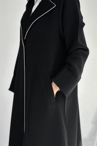 القماش كريب ملكي +طرحة