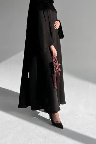 القماش كريب انترنت كوري +طرحة