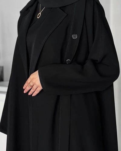 القماش كريب كوبا +طرحة