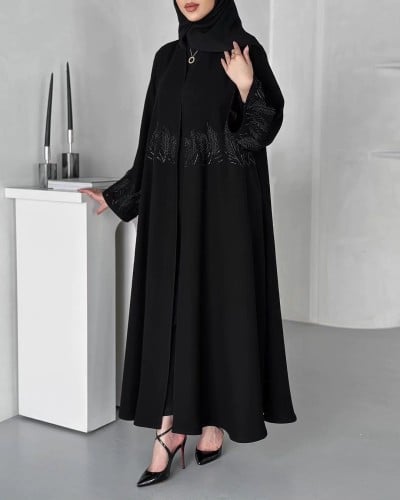 القماش كريب ملكي + طرحة