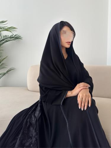 عباية الجوهرة – كريب ملكي ربع كلوش