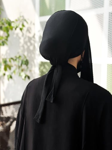 طرحة البندانة ربط + طرحة ربط + نقاب مشبك