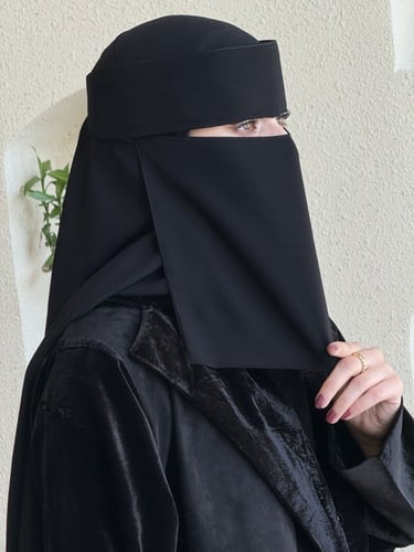 نقاب مشبك مرد ( وسط و طويل )