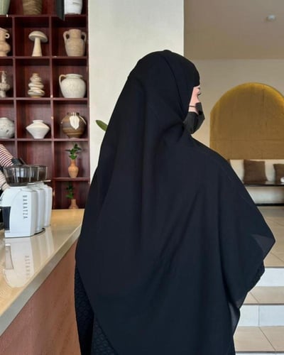 طرحة مبطنة - ربع قطن