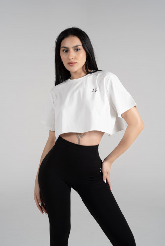 White crop T-shirt