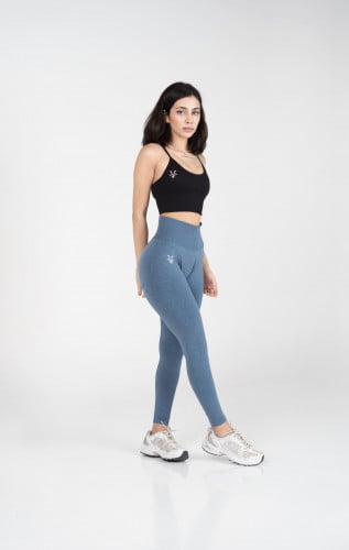 SLATE BLUE CURVE LEGGINGS