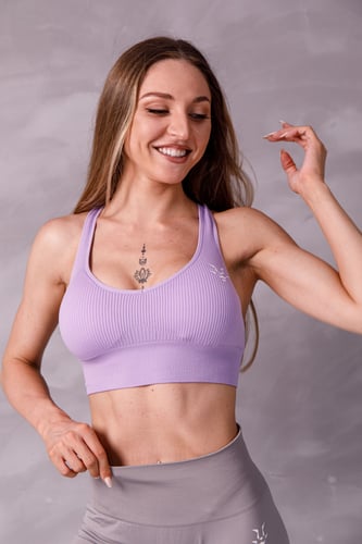 HOLD SPORT BRA - PURPLE