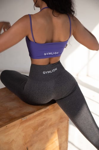 BLACK SPECKLED CURVE LEGGINGS