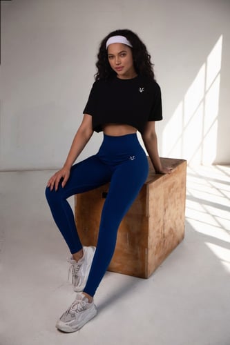 MIDNIGHT SCRUNCH SEAMLESS LEGGINGS