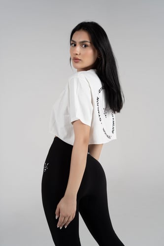 White crop T-shirt