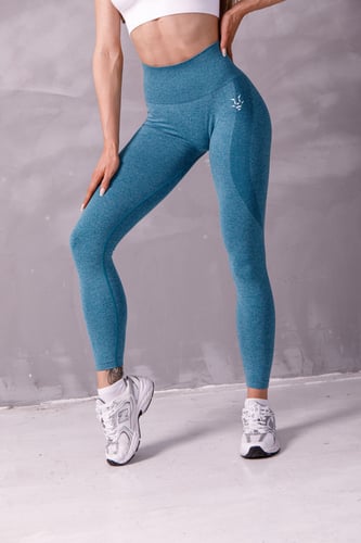 Teal Contour Leggings
