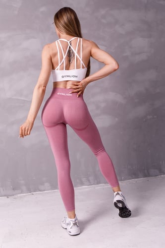 Pastel Pink Contour Leggings