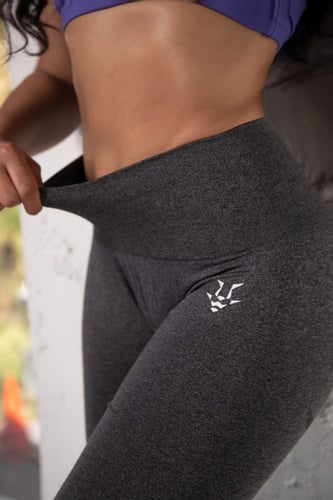 BLACK SPECKLED CURVE LEGGINGS