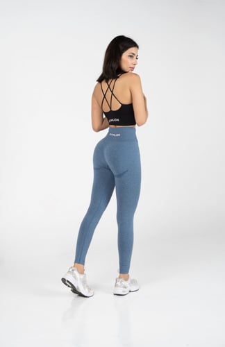 SLATE BLUE CURVE LEGGINGS