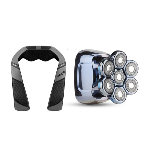 بكج مكينة الصلع وجهاز المساج بالتقنية اليابانية شن...