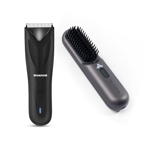 بكج مشط فرد شعر اللحية ومكينة الجسم شنب - Shanab T...