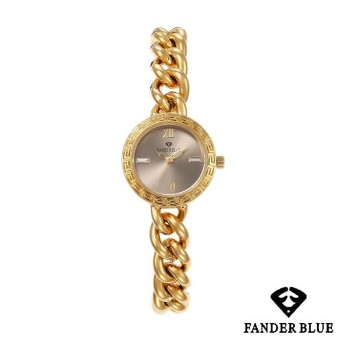 ساعة فندربلو نسائي بسير الستيل ميناء رصاصي