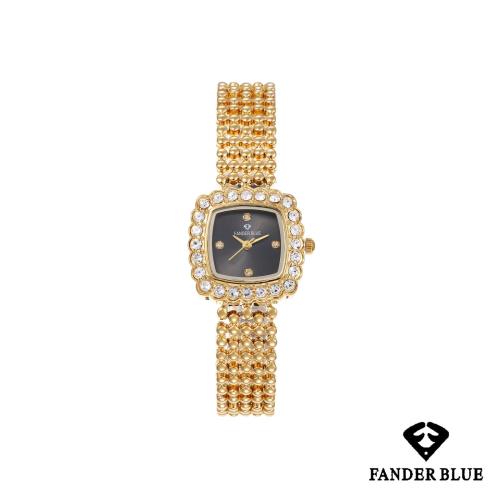 ساعة فندربلو نسائي بسير الستيل ميناء اسود