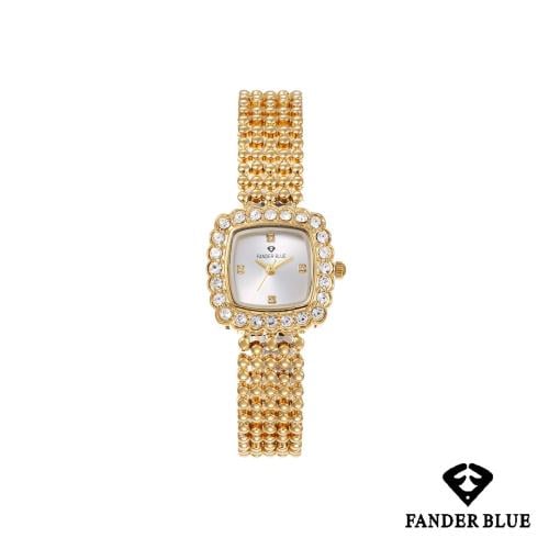 ساعة فندربلو نسائي بسير الستيل ميناء ابيض