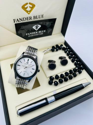 طقم رجالي فندربلو استيل ميناء ابيض