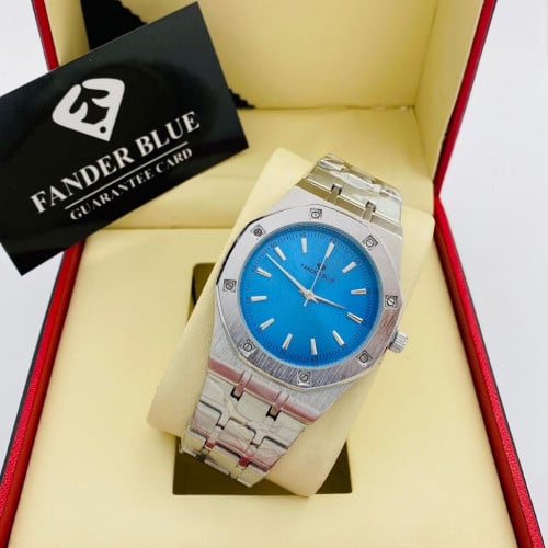 ساعة فندربلو رجالي بسير الستيل ميناء سماوي