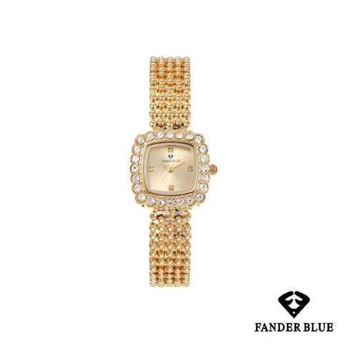 ساعة فندربلو نسائي بسير الستيل ميناء ذهبي