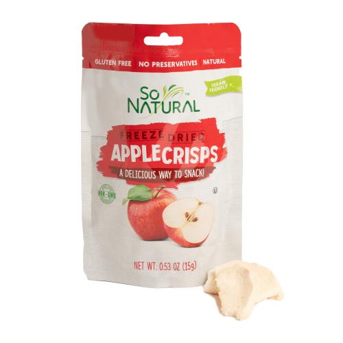 كرتون تفاح مقرمش 12 كيس 15 جرام