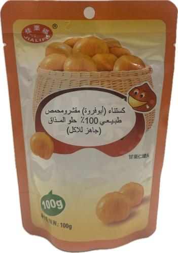 كرتون ابوفروة مقشر ومحمص طبيعي 40*100 جرام