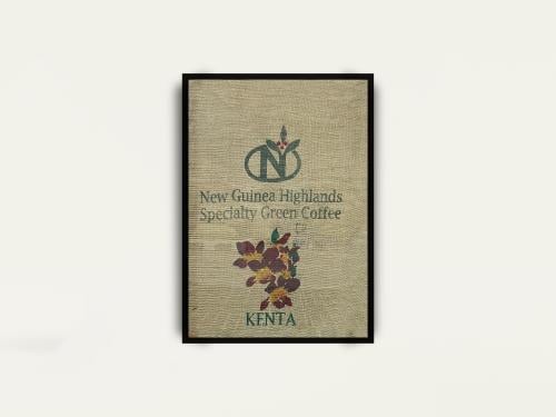 لوحة قماش خيش بابا غيني