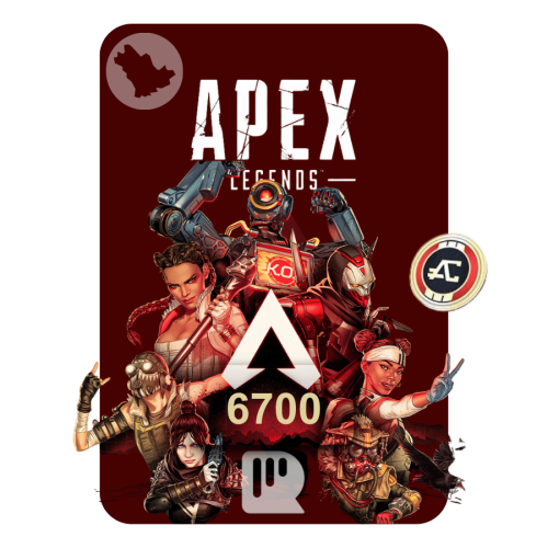 بطاقة أبيكس ليجندز – 6700 كوينز