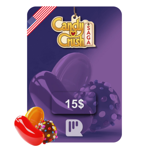 بطاقة كاندي كراش ساغا – 15 دولار