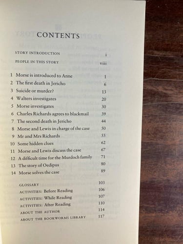 The dead of Jericho- by: Collin Dexter (P17)